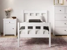 LPD LPD Havana White Wooden Bed Frame
