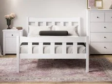 LPD LPD Havana White Wooden Bed Frame