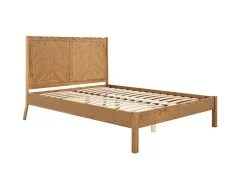 LPD LPD Palms Smoked Oak Wooden Bed Frame