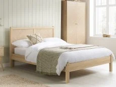 Birlea Birlea Herringford Light Oak Wooden Bed Frame
