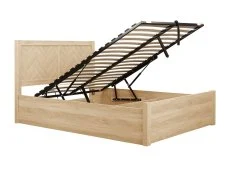 Birlea Birlea Herringford Light Oak Wooden Ottoman Bed Frame