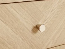 Birlea Birlea Herringford Light Oak 1 Drawer Bedside Table