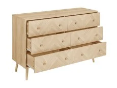 Birlea Birlea Herringford Light Oak 6 Drawer Chest of Drawers