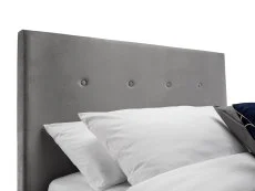 Julian Bowen Julian Bowen Shoreditch Grey Velvet Bed Frame