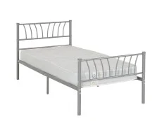 Seconique Seconique Harlow Silver Metal Bed Frame