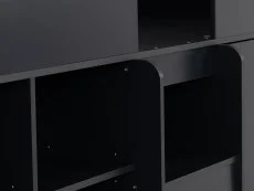 Seconique Seconique Orlando Dark Grey Wooden Low Sleeper Bed Frame