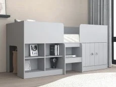 Seconique Seconique Orlando Dove Grey Wooden Low Sleeper Bed Frame