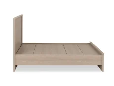 Seconique Seconique Paris Smoked Ash Wooden Bed Frame