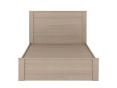 Seconique Seconique Paris Smoked Ash Wooden Bed Frame