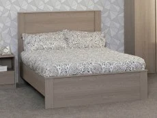 Seconique Seconique Paris Smoked Ash Wooden Bed Frame
