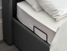 Julian Bowen Julian Bowen Clara Dark Grey Fabric Ottoman TV Bed Frame