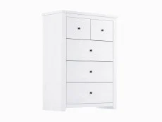 LPD LPD Havana White 3+2 Drawer Chest of Drawers