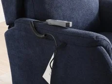 Kyoto Kyoto Fletcher Dual Motor Navy Blue Riser Recliner Chair