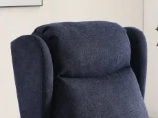 Kyoto Kyoto Fletcher Dual Motor Navy Blue Riser Recliner Chair