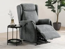 Kyoto Kyoto Fletcher Dual Motor Grey Riser Recliner Chair
