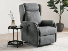 Kyoto Kyoto Fletcher Dual Motor Grey Riser Recliner Chair