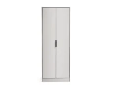 Julian Bowen Julian Bowen Alba Silk Grey 2 Door Wardrobe