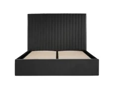 LPD LPD Berlin Tall Black Velvet Ottoman Bed Frame