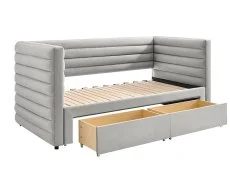Limelight  Limelight Bellatrix 3ft Single Grey Fabric Day Bed Frame
