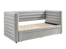 Limelight  Limelight Bellatrix 3ft Single Grey Fabric Day Bed Frame