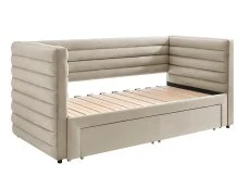 Limelight  Limelight Bellatrix 3ft Single Taupe Fabric Day Bed Frame