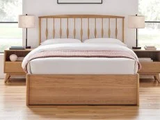 Limelight  Limelight Juno 4ft6 Double Oak Wooden Ottoman Bed Frame