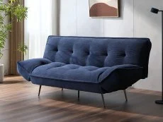 Limelight Limelight Arlo Navy Cord Fabric Sofa Bed