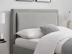 Limelight Limelight Cyra Grey Velvet 1 Drawer Storage Bed Frame