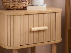 Birlea Birlea Axel Oak 1 Drawer Bedside Table
