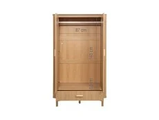 Birlea Birlea Axel Oak 2 Door 1 Drawer Wardrobe