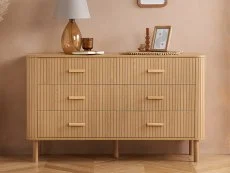 Birlea Birlea Axel Oak 3+3 Drawer Chest of Drawers