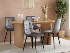Birlea Axel 160cm Oak Dining Table