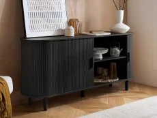 Birlea Birlea Axel Black 2 Door Sideboard