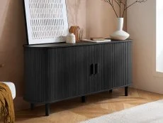 Birlea Birlea Axel Black 2 Door Sideboard