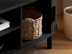 Birlea Birlea Axel Black 2 Door TV Cabinet