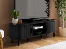 Birlea Birlea Axel Black 2 Door TV Cabinet