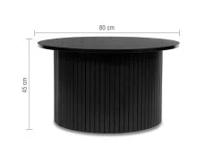 Birlea Furniture & Beds Birlea Axel Black Coffee Table