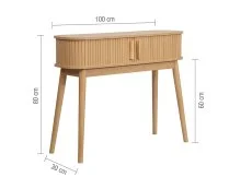 Birlea Birlea Axel Oak Storage Console Table
