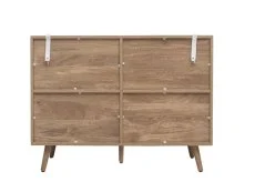 Birlea Birlea Noah Rattan and Oak 2 Door Sideboard