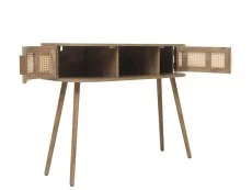 Birlea Birlea Noah Rattan and Oak 2 Door Console Table