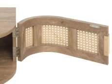 Birlea Birlea Noah Rattan and Oak 2 Door Console Table