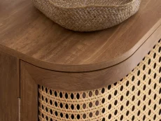 Birlea Birlea Noah Rattan and Oak 2 Door 3 Drawer Sideboard