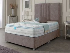 Willow & Eve Willow & Eve Bed Co. Thermacool Gel Pocket 2000 Pillowtop 4ft6 Double Divan Bed