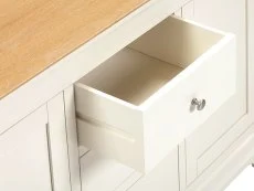 Seconique Seconique Bordeaux Ivory and Oak 2 Door 3 Drawer Sideboard (Assembled)