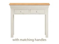 Seconique Seconique Bordeaux Ivory and Oak 2 Drawer Console Table (Assembled)