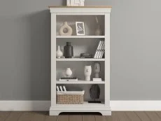 Seconique Seconique Bordeaux Ivory and Oak Bookcase (Assembled)