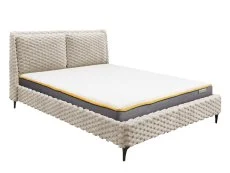 Birlea Furniture & Beds Birlea Tilly 5ft King White Fabric Bed Frame