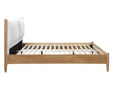 Birlea Furniture & Beds Birlea Marley 4ft6 Double White Fabric Bed Frame