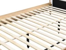 Birlea Furniture & Beds Birlea Marley 4ft6 Double White Fabric Bed Frame