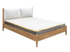 Birlea Furniture & Beds Birlea Marley 5ft King White Fabric Bed Frame